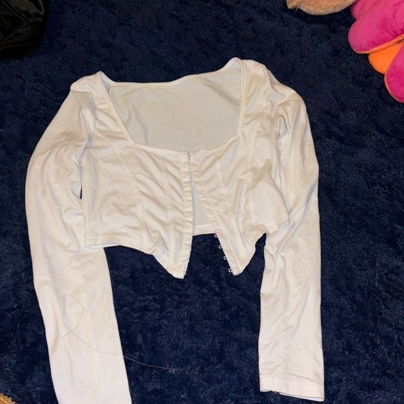 Cropper white top - Picture 1 of 2